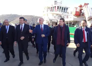 وزير الصيد  من تمسان  ... جلسة عمل توضيحية لبرتكول التعاون البحري بين الجزائر وموريتانيا