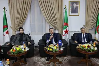 سعيود يكشف خلال زيارته رفقة مولوجي  لولاية معسكر :   أسدينا تعليمات لتقييم الأضرار الناتجة عن الفيضانات بولايات غليزان الشلف