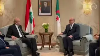 الوزير الأول يلتقي رئيس الحكومة اللبنانية
