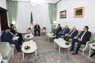 رئيس الجمهورية يستقبل وزير الخارجية والمغتربين للجمهورية العربية السورية الشقيقة