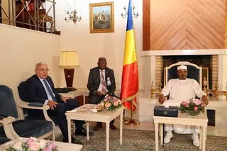 رئيس جمهورية تشاد يستقبل رئيس المجلس الشعبي الوطني