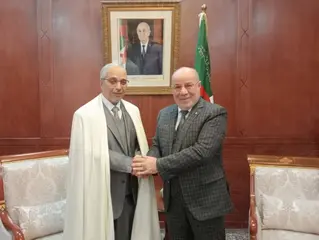 بلمهدي يستقبل رئيس المجلس الاسلامي الاعلى