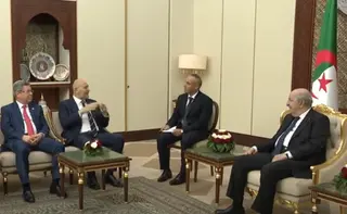 رئيس الجمهورية يستقبل رئيس اللجنة الدولية لألعاب البحر الأبيض المتوسط