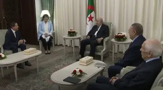 رئيس الجمهورية يستقبل سفير جمهورية كولومبيا بالجزائر