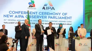 الجزائر تنضم رسميا إلى الجمعية البرلمانية الدولية لرابطة دول جنوب شرق آسيا  "آيبا" كعضو ملاحظ