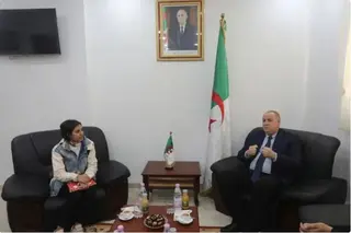 رئيس المرصد الوطني للمجتمع المدني يستقبل السيدة سعادة عربان