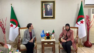 بن مولود تستقبل الممثلة المقيمة لبرنامج الأمم المتحدة الإنمائي في  الجزائر