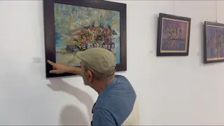 معرض تشكيلي يجمع قيصر سيدي أحمد وابنتيه بمتحف الفن الحديث والمعاصر بوهران