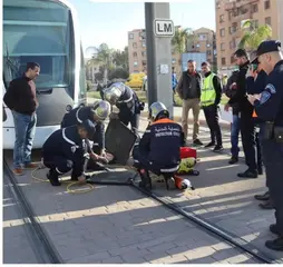 سيترام وهران: محاكاة لحادث بين قاطرة ودراجة نارية