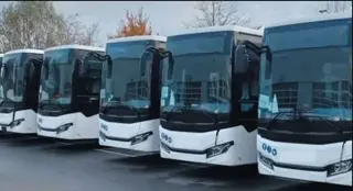 بحصة اجمالية تساوي 200 حافلة   :المؤسسة العمومية للنقل الحضري وشبه  الحضري  تستلم  الدفعة الأخيرة من " تيرصام "