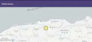 هزة أرضية بقوة 1ر3 درجة بولاية المدية