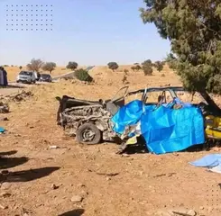 سعيدة: وفاة 06 أشخاص وجريح في حادث مرور بالحساسنة