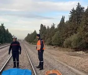 غليزان: قطار  يدهس  أربعينيا و يرديه قتيلا بجديوية