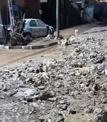 تواصل تدخلات الحماية المدنية بعد أمطار وادي أرهيو ليلة البارحة