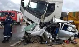 حوادث المرور: وفاة 4 أشخاص وإصابة 140 آخرين نهاية الأسبوع المنصرم