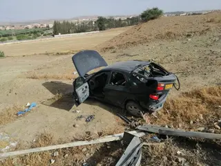 قتيل واربعة جرحى في اصطدام بين سيارتين بسعيدة