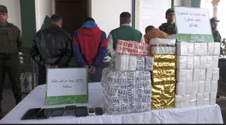 تفكيك شبكة دولية مختصة في تهريب المخدرات بولاية تلمسان