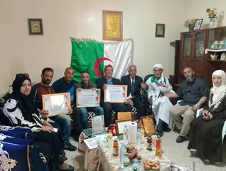 ذكرى مجازر الثامن : جمعيات الوفاق وفرسان الباهية والاتحاد تُكرّم المجاهد دحاوي ابراهيم