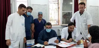 البيض:  فحوصات طبية  في اطار التوأمة بين المستشفى الجامعي بتلمسان و محمد بوضياف