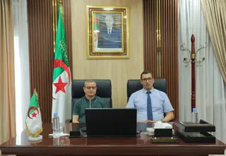 مستغانم...  والي مستغانم يستقبل ممثلا عن وزير الداخلية والجماعات المحلية للوقوف على جاهزية التشريعيات
