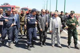 تحت إشراف والي  بشار احمد بن يوسف ...  إجراء مناورات لاختبار جاهزية مخطط النجدة الولائي