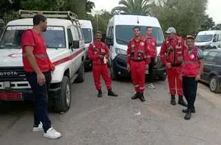 سعيدة...مشاركة الهلال الأحمر في إطفاء الحرائق بجيجل