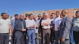 الجلفة....الوالي  يشدد على حل انشغالات السكان على هامش معاينته مشاريع ببلدية المجبارة