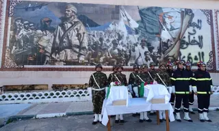 تلمسان   : إعادة دفن رفاة شهيدين  وتدشين مؤسسات تربوية  وربط 282سكنا  بالغاز