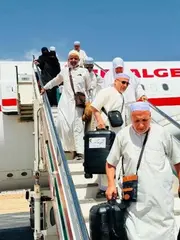 الأغواط  ...   عودة آخر فوج  من الحجاج الميامين بمطار أحمد مدغري