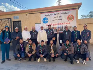 مسؤول التضامن بالكشافة الإسلامية يعاين  مطاعم الرحمة بسيدي بلعباس: "العمل التطوعي يعكس القيم الأصيلة للحركة الكشفية"