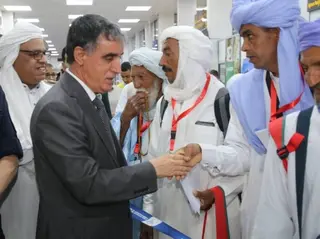 مطار "الشيخ سيدي محمد بلكبير" بأدرار  : مغادرة أول فوج من الحجاج نحو البقاع المقدسة
