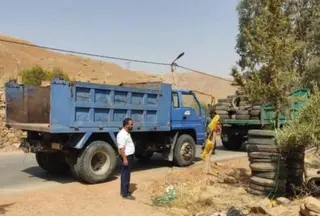 تيارت...  إطلاق حملة نظافة واسعة   بالطريق الوطني  رقم 90