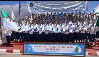 سيدي بلعباس: تخرج موحد لثلاث دفعات ب 1734 عون شرطة تحت إشراف مدير التكوين بالمديرية العامة للأمن الوطني