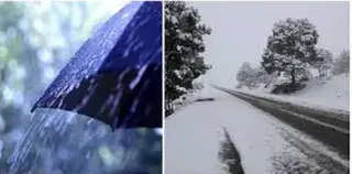 ثلوج وأمطار رعدية  ابتداء من اليوم الأحد