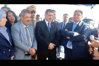 وزير الري طه دربال يتفقد قطاعه بسعيدة ..وضع حجر الأساس لمشروع إنجاز خزان مائي جديد