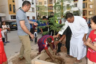 بمشاركة متطوعين وعدّة هيئات بغليزان ... حملة تشجير واسعة بحي 1300 مسكن برمادية