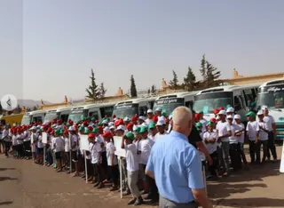 توجه 250 طفل من البيض الى المخيم الصيفي بعين تموشنت