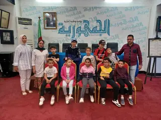 جمعية " بنات الخير "  تزور متحف الجمهورية رفقة 12 تلميذا