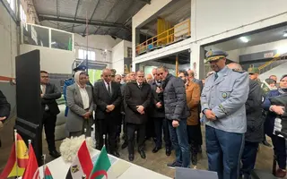 رزيق يعطي إشارة انطلاق تصدير شحنة من مادة الحشو القطني نحو جمهورية مصر العربية