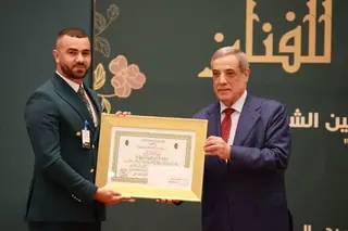 سفيان بن يوسف من سيدي بلعباس يفتك المرتبة الثانية لجائزة رئيس الجمهورية " علي معاشي" لفئة الشباب السينما والسمعي البصري عن فيلمه " الموعد"