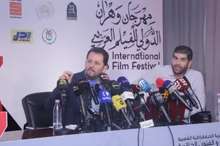 محافظ مهرجان وهران الدولي للفيلم العربي في ندوة صحفية بفندق الميريديان.....63 فيلما في الدورة الـ13 من بينهم 35 ضمن المنافسة الرسمية