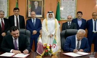 التوقيع على مذكرة تفاهم لإنجاز المستشفى الجزائري-القطري