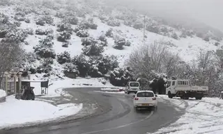 ثلوج مرتقبة  الجمعة على مرتفعات وسط وغرب البلاد