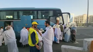 انطلاق عملية تصعيد الحجاج الجزائريين إلى صعيد عرفات