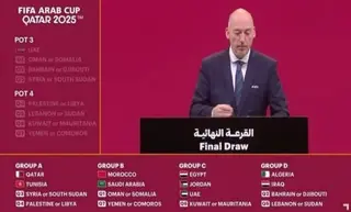 كأس العرب "فيفا-2025 " : المنتخب الجزائري في المجموعة الرابعة