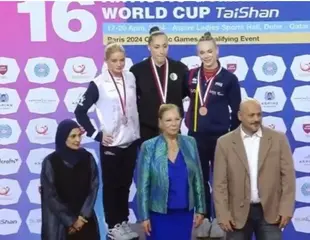 جمباز: الجزائرية كيليا نمور تتوج بطلة في اختصاص العارضتين غير المتوازيتين